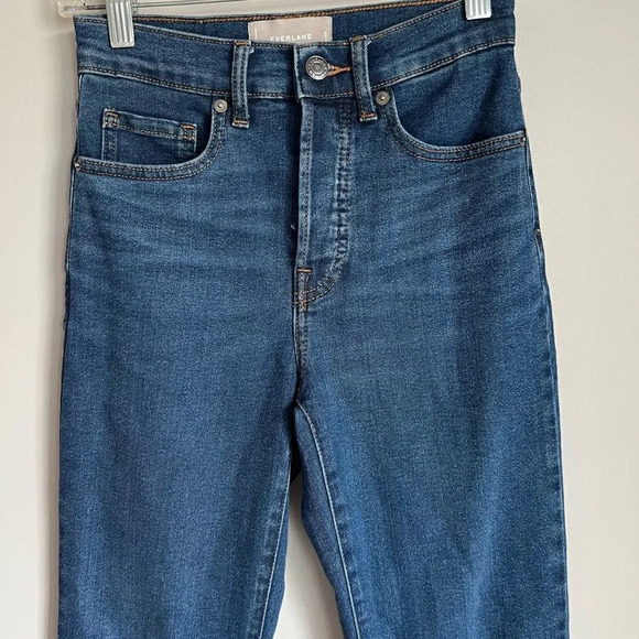 Everlane High Rise Slim Straight ankle Jeans - Picture 5 of 12